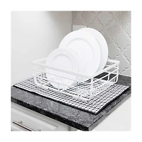 Dish Drying Mat, Gray