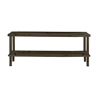 Farberware 2-Tier Wood Shoe Rack, 29.1 in x 10.2 in x 11.6 in