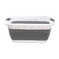 Farberware Collapsible Laundry Basket, 24 in x 17.5 in x 11 in