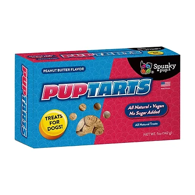 Spunky Pup 'PupTarts'  Peanut Butter Flavored Dog Treats, 5 oz