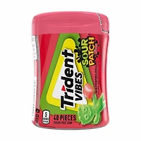 Trident Vibes Sour Punch Watermelon, 40 ct