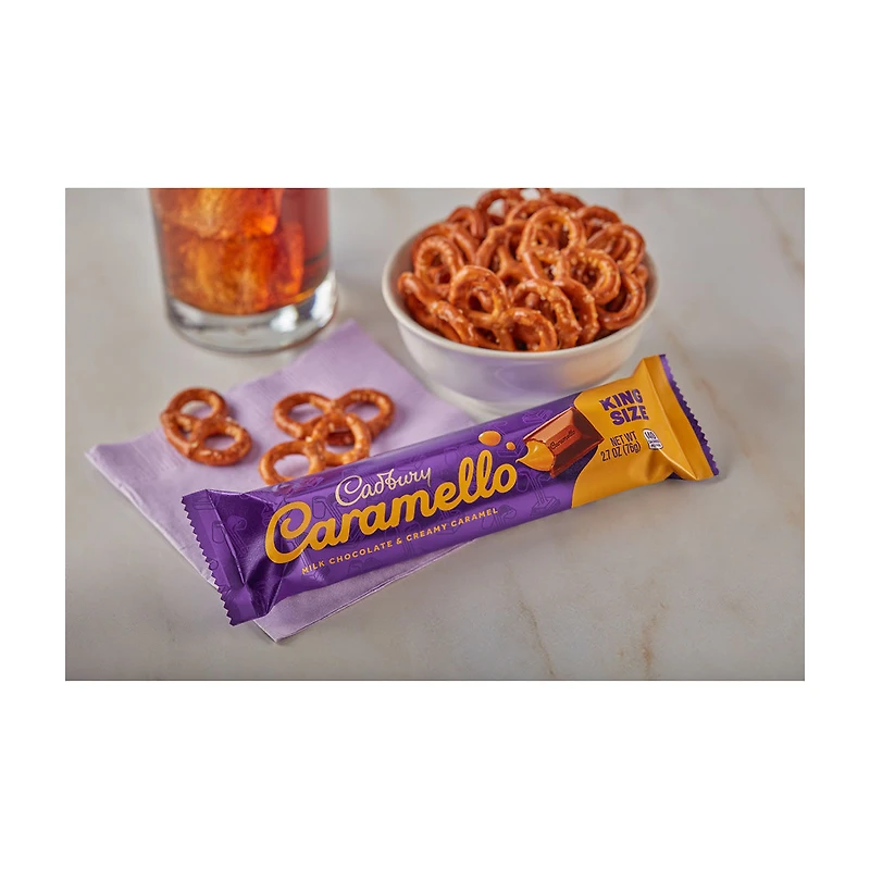Cadbury Caramello King Size Candy Bar, 2.7 oz