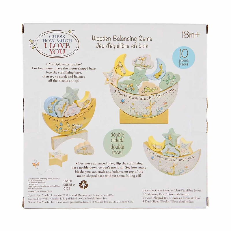 'Guess How Much I Love You' Wooden Balancing Stacker