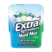 Wrigley's Extra Refreshers Mint Mix Chewing Gum, 40 Pieces