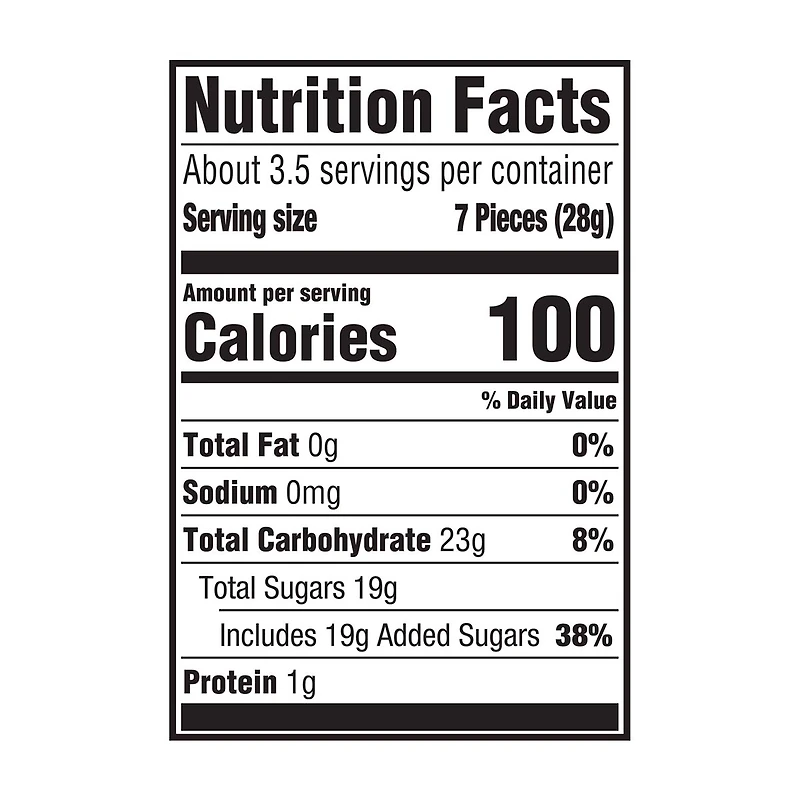 Starburst Gummies, Sour, 3.5 oz