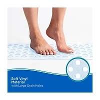 Kenney Vinyl Bath Mat, Blue