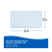 Kenney Vinyl Bath Mat, Blue
