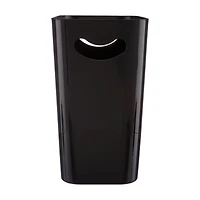 Kenney Open Top Waste Basket, Black