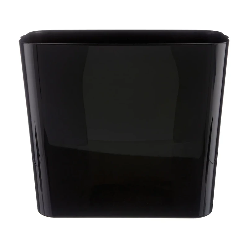 Kenney Open Top Waste Basket, Black
