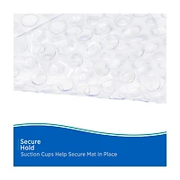 Kenney Vinyl Bath Mat, Clear