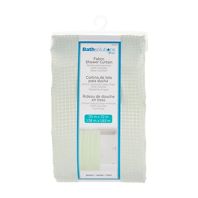 Kenney Water Repellent Jacquard Fabric Shower Curtain, 70 in x 72 in