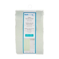 Kenney Water Repellent Jacquard Fabric Shower Curtain, 70 in x 72 in