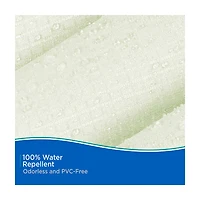 Kenney Water Repellent Jacquard Fabric Shower Curtain, 70 in x 72 in