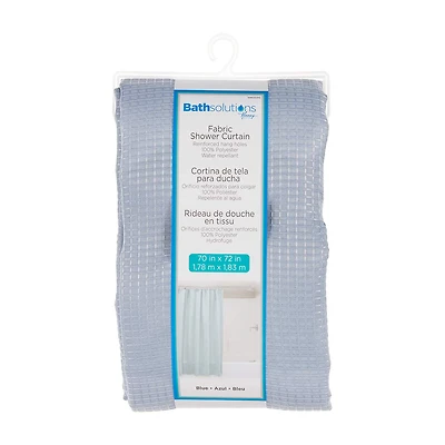 Kenney Water Repellent Jacquard Fabric Shower Curtain, 70 in x 72 in