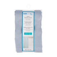 Kenney Water Repellent Jacquard Fabric Shower Curtain, 70 in x 72 in