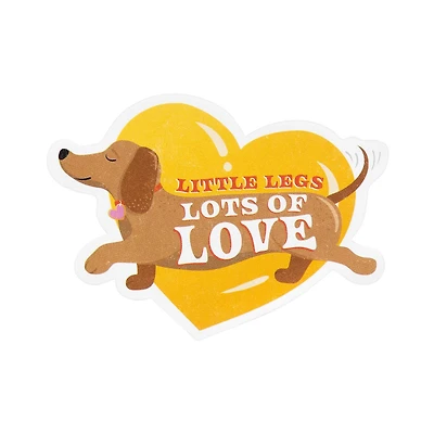 Decorative Vinyl Dachshund Sticker