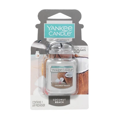 Yankee Candle Car Jar Ultimate Air Freshener, Coconut Beach