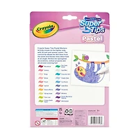Crayola Super Tips Pastel Markers, 20 ct