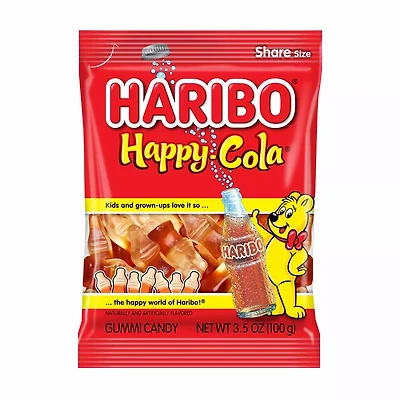 Haribo Happy-Cola Gummi Candy, Share Size, 3.5 oz