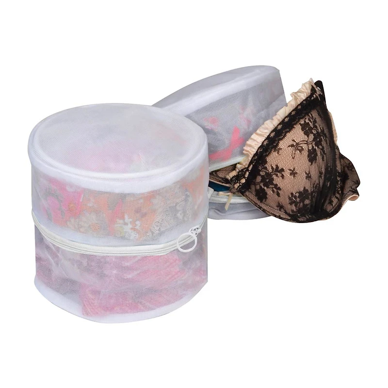 Smart Design Intimate Wash Bag with Safety Zipper, Set of 2