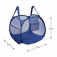 Smart Design Pop-up Pyramid Hamper Basket, Set of 2