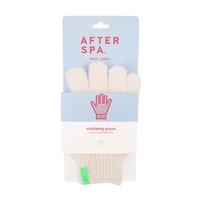 Afterspa Exfoliating Gloves, White