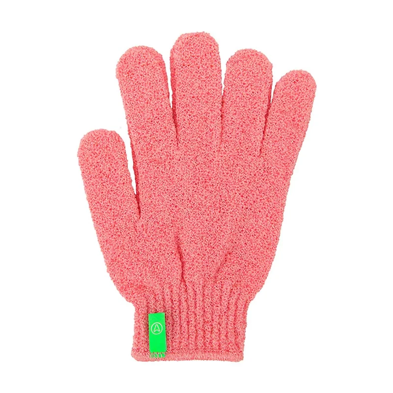 Afterspa Exfoliating Gloves, Pink