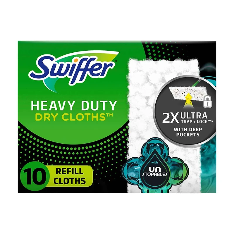 Swiffer Heavy Duty Dry Refill Cloths, 20 ct
