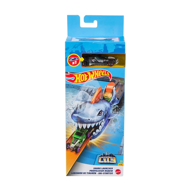 Hot Wheels City Race Car Launcher, Assorted