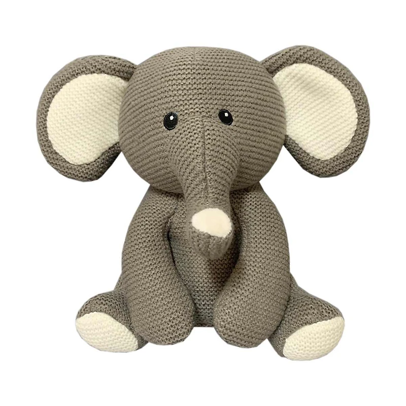 Knitted Animal Plush Toy, 8.5 in, Assorted
