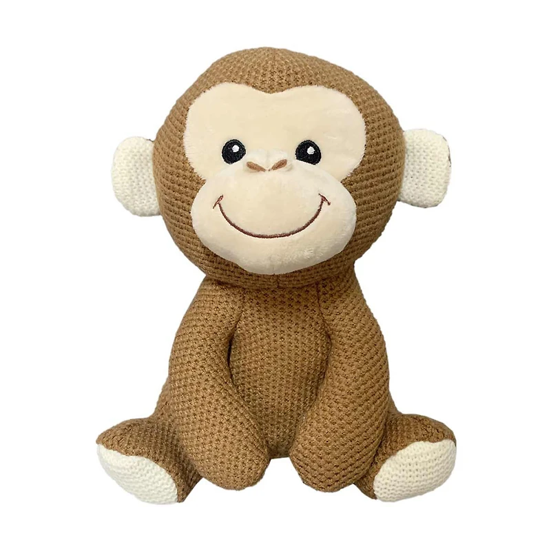 Knitted Animal Plush Toy, 8.5 in, Assorted