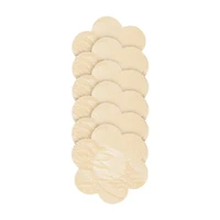 Must Have Beauty Intimates Lace Braless Covers, Beige, 6 ct