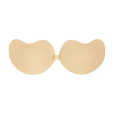 Must Have Beauty Intimates Front Clip Adhesive Bra, Beige, Size B