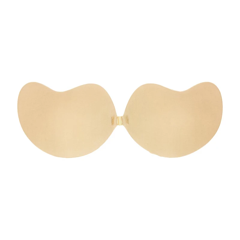 Must Have Beauty Intimates Front Clip Adhesive Bra, Beige, Size C