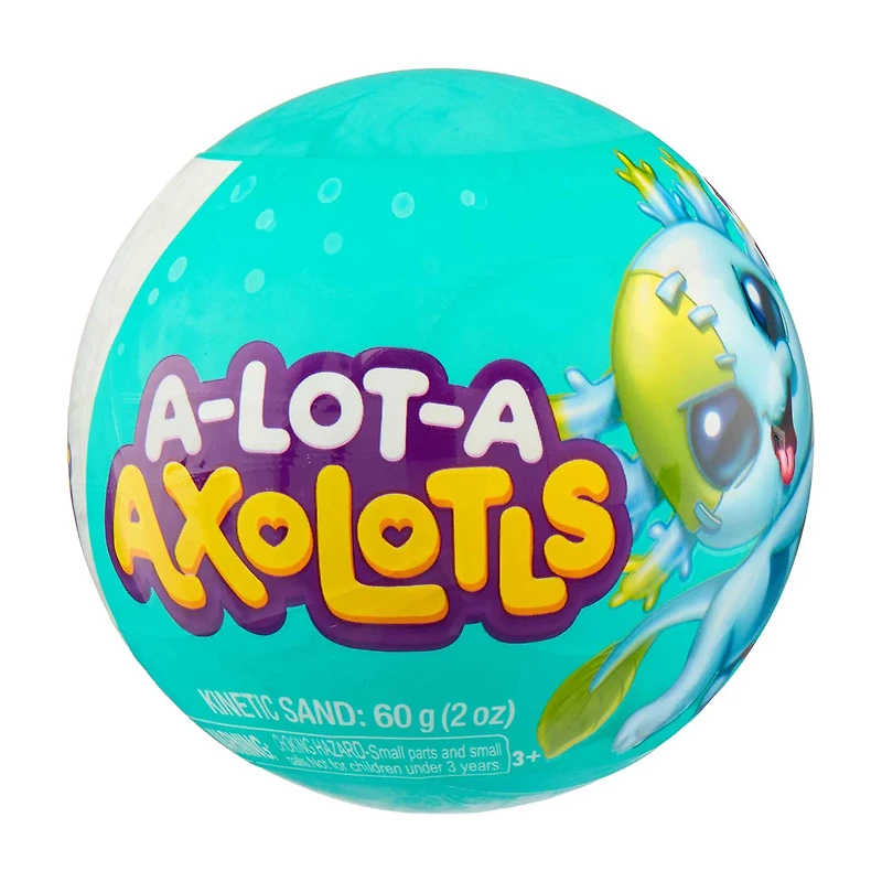 5 Surprise A-LOT-A AXOLOTLS by ZURU, UNBOX and REVEAL Surprise Themed Axolotls with 5 Unique Accessories and Play Accessories