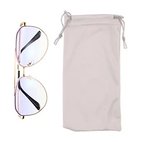 Eye-d-ology Sunglasses, Gold Wire Frame with Purple Lens