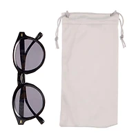 Eye-d-ology Sunglasses, Oval Frame with Black Lens