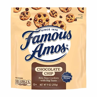 Famous Amos Chocolate Chip Cookies, 9 oz