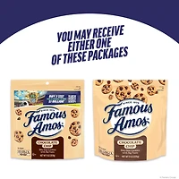 Famous Amos Classic Chocolate Chip Cookies, Bite-Size Cookies, Great for Sharing, 9 oz Resealable Bag