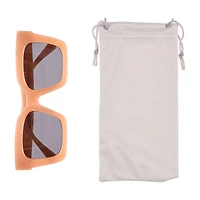 Eye-d-ology Sunglasses, Pink Square Frame