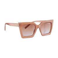Eye-d-ology Sunglasses, Tan Square Frame with Brown Lens