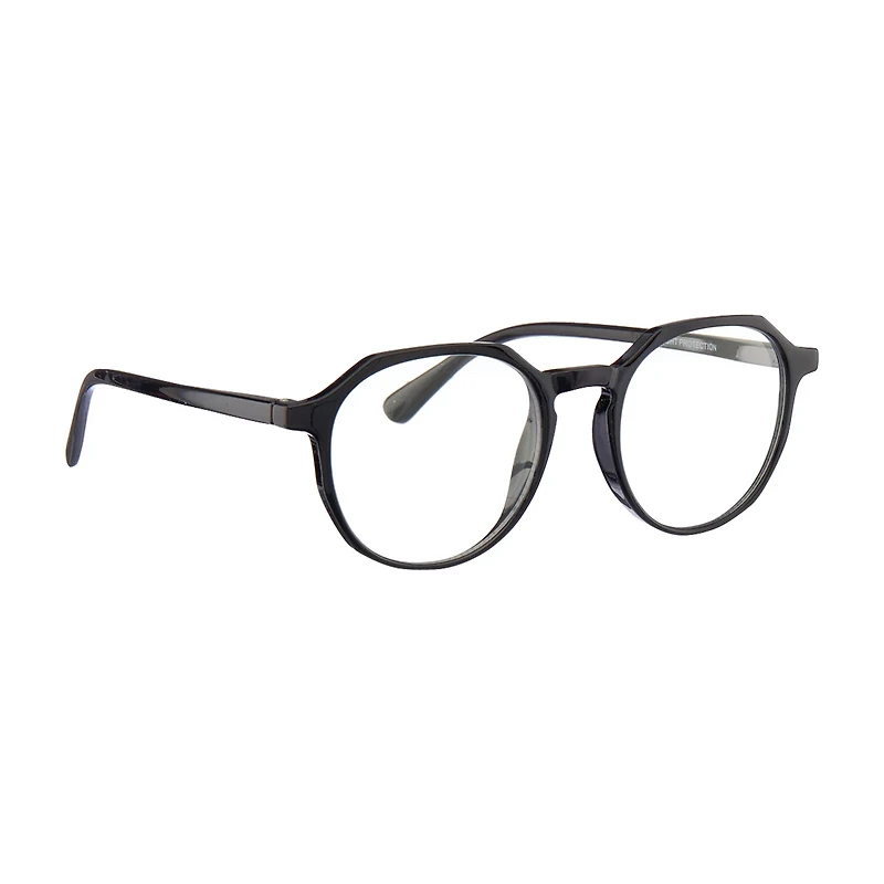 Eye-d-ology Blue Light Glasses, Thin Black Frame
