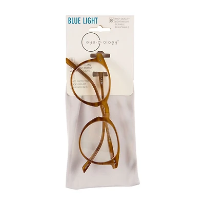 Eye-d-ology Blue Light Glasses, Wood Frame