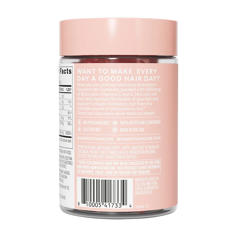 MONDAY Haircare Hair Gummies