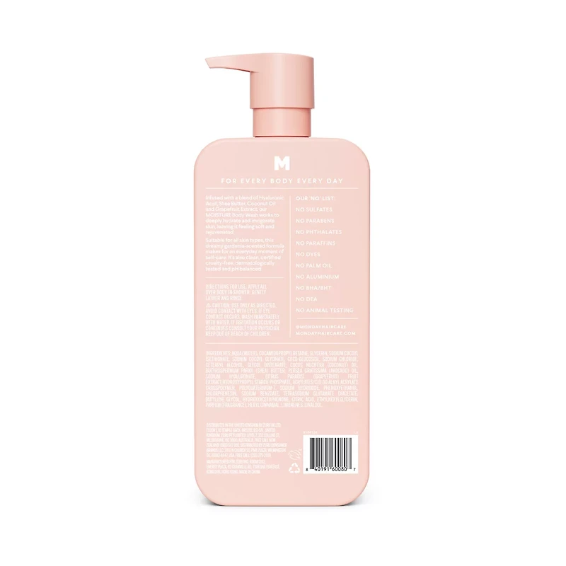 Monday Moisture Body Wash, 27 fl oz