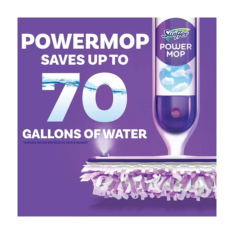 Swiffer Power Mop Unstopables Floor Cleaner Refill Solution, 25.3 fl oz