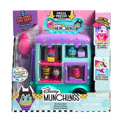 Disney Munchlings Ice Cream Cart, 10 pcs