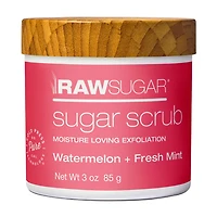 Raw Sugar Moisture Loving Sugar Scrub 3 oz - Watermelon + Fresh Mint