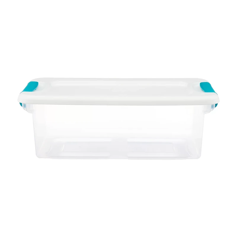 Sterlite Storage Bin with Latch, 6 qt