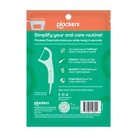 Plackers Micro Line Fresh Mint Flossers, 90 Count